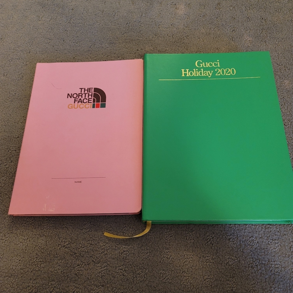 Gucci Books Northface and Holiday